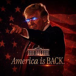 America Is Back 로고