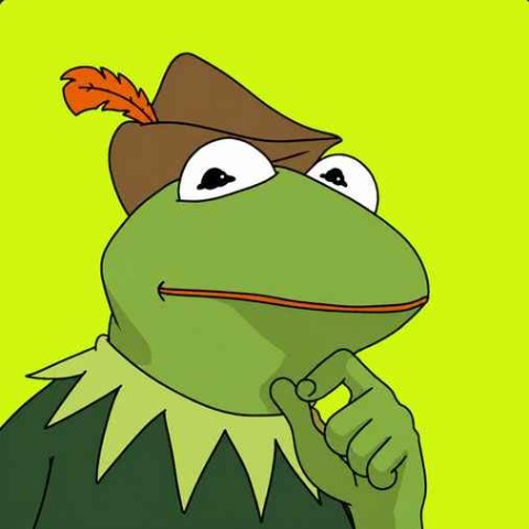 Robin the Frog ロゴ